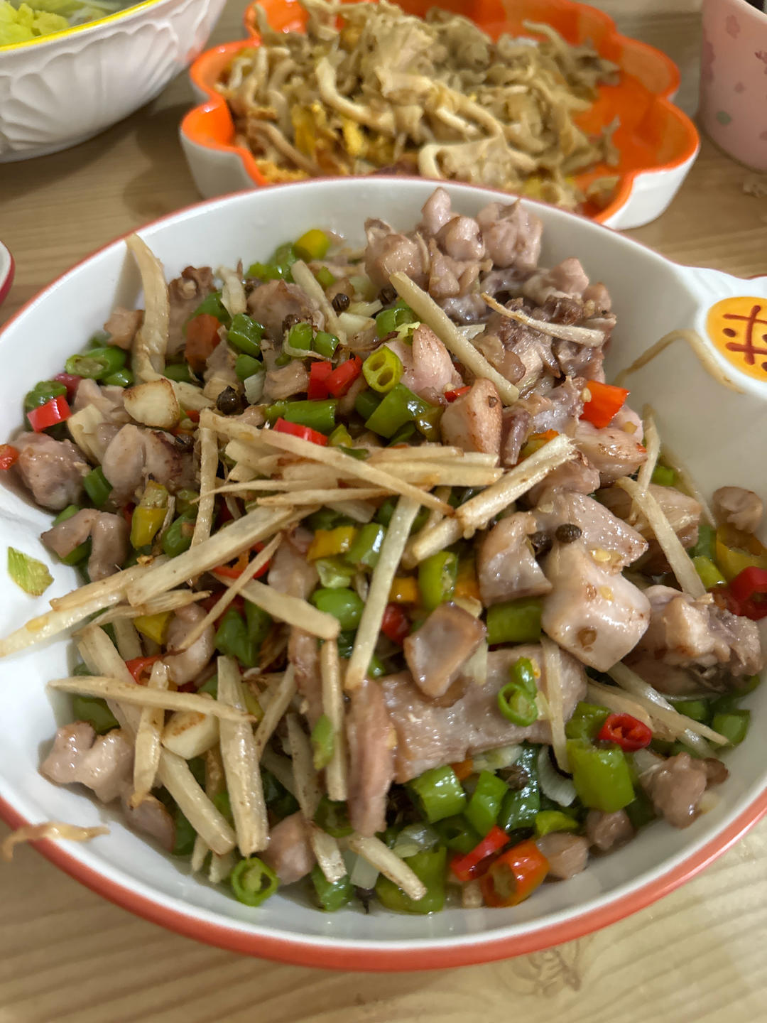 尖椒兔丁（鸡丁）
