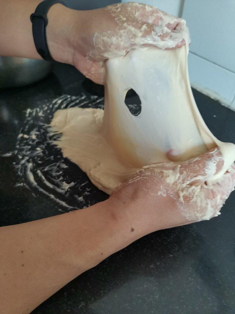 水合法~揉面几分钟简单揉出手膜~