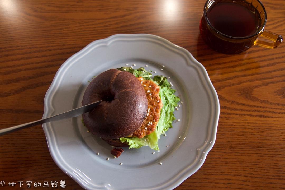 椒盐海苔鸡肉饼