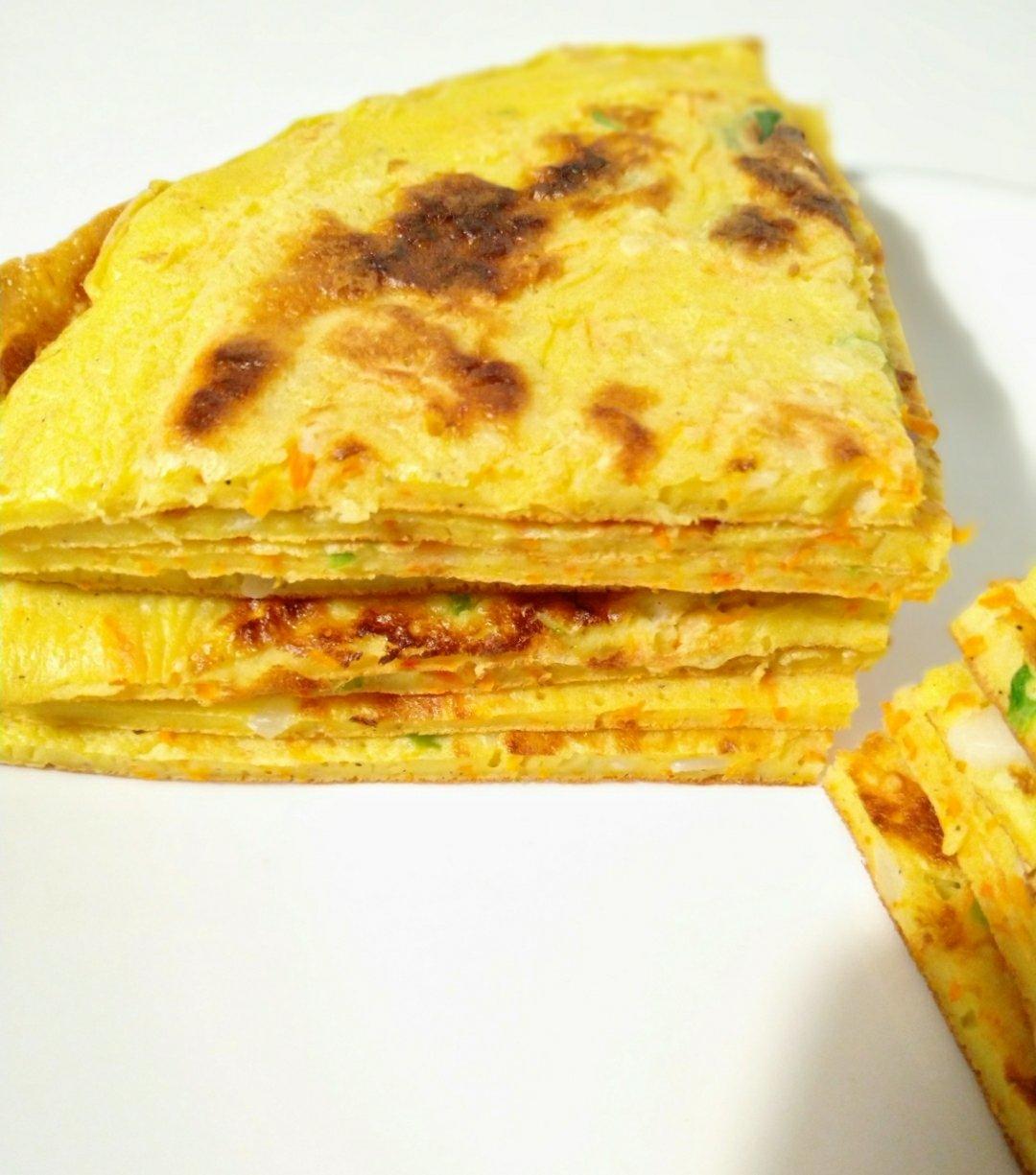 胡萝卜鸡蛋饼