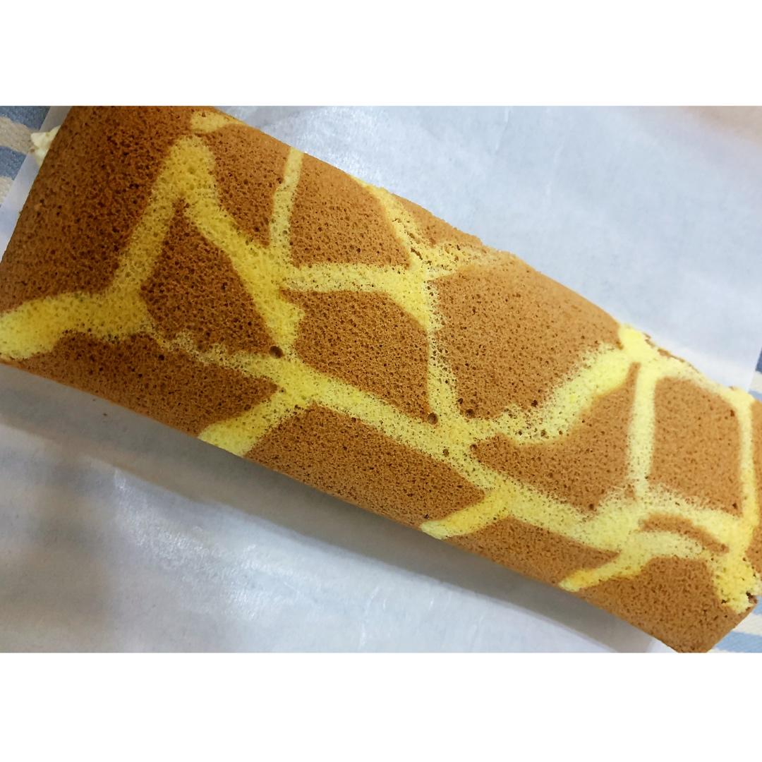 超萌长颈鹿蛋糕卷