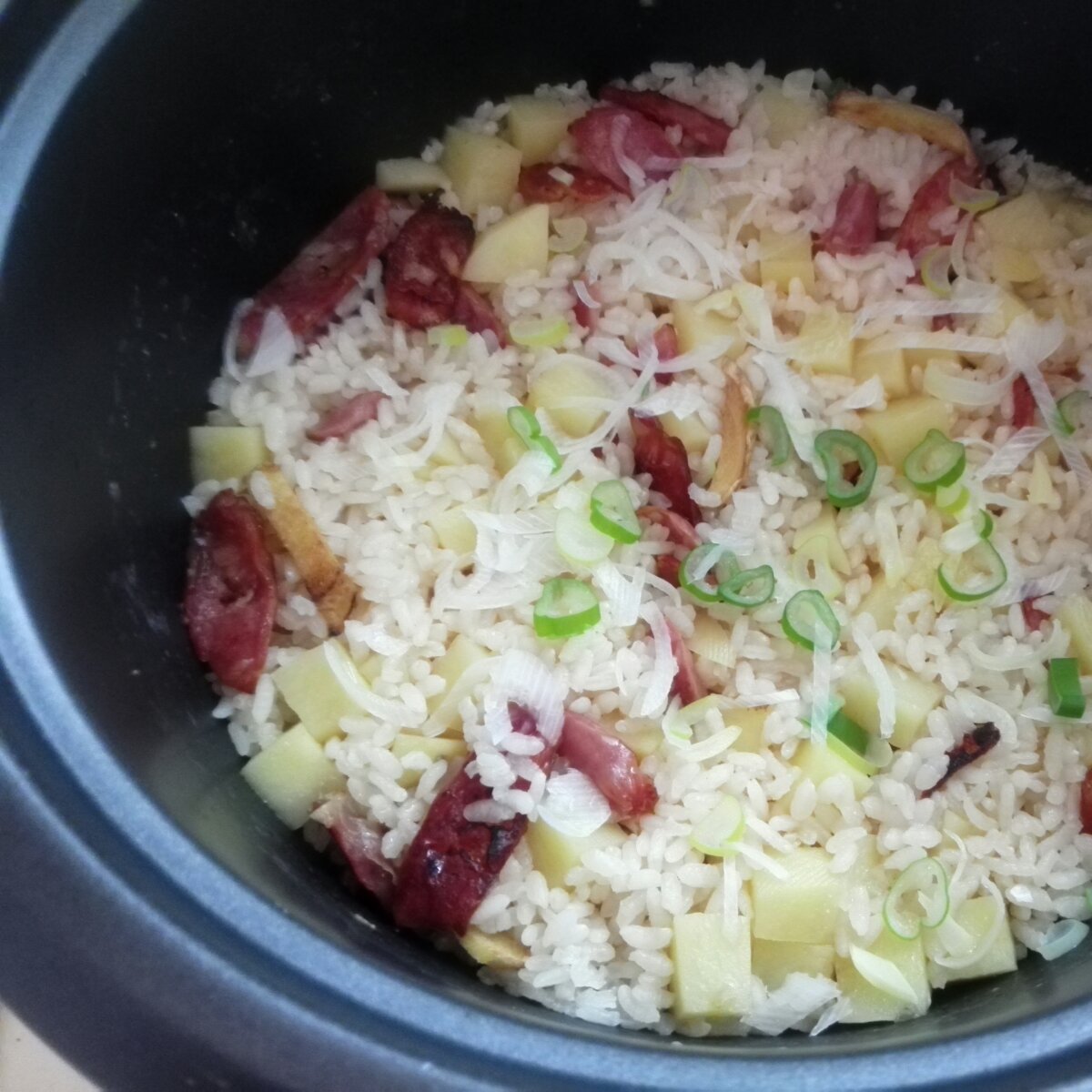 土豆腊味饭