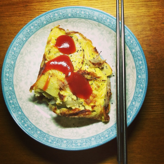 西班牙土豆煎蛋饼