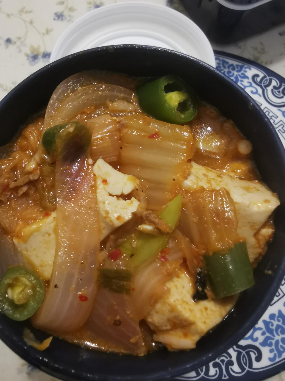韩国泡菜豆腐汤