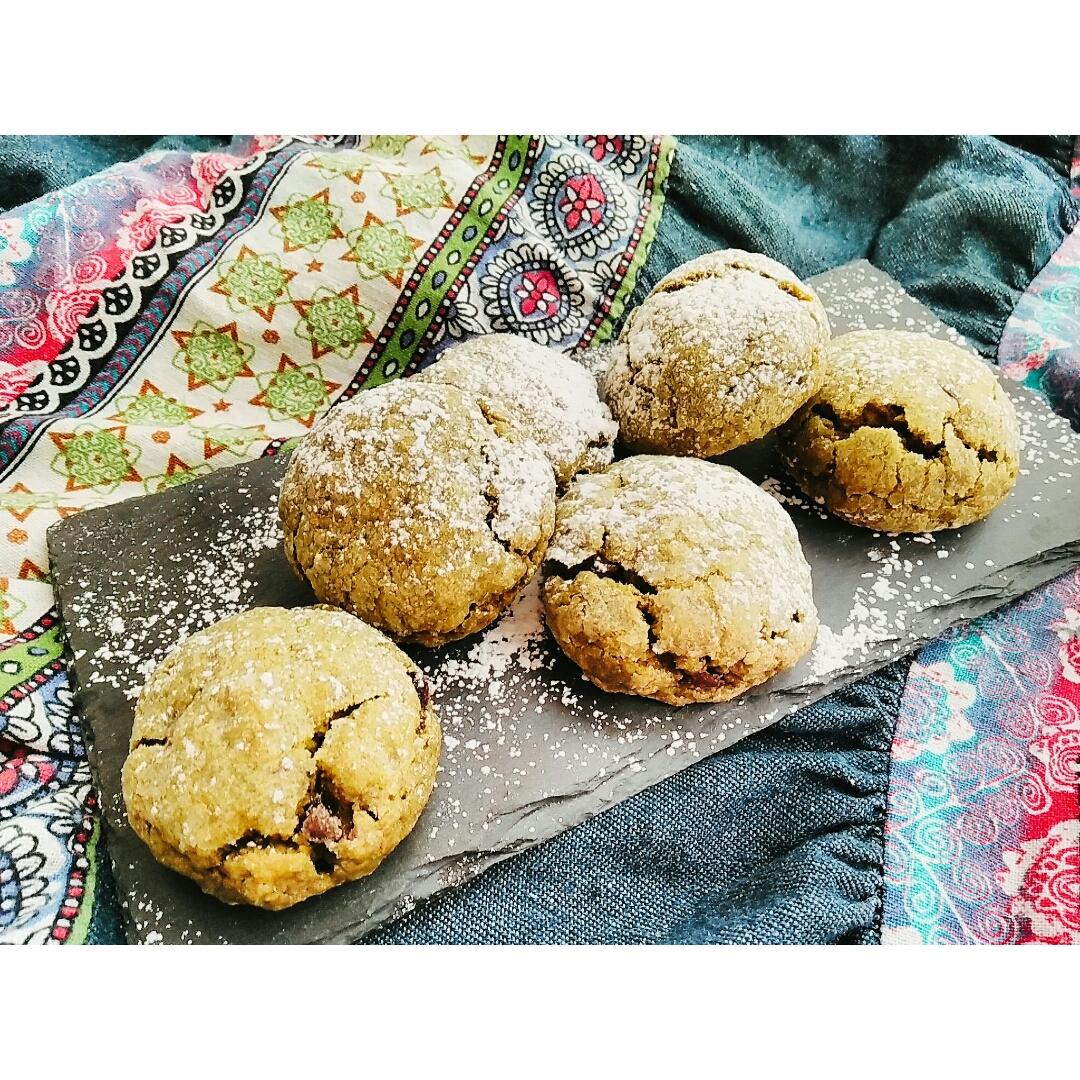 抹茶奶酪巧克力曲奇 Matcha Cream Cheese Choc Cookies