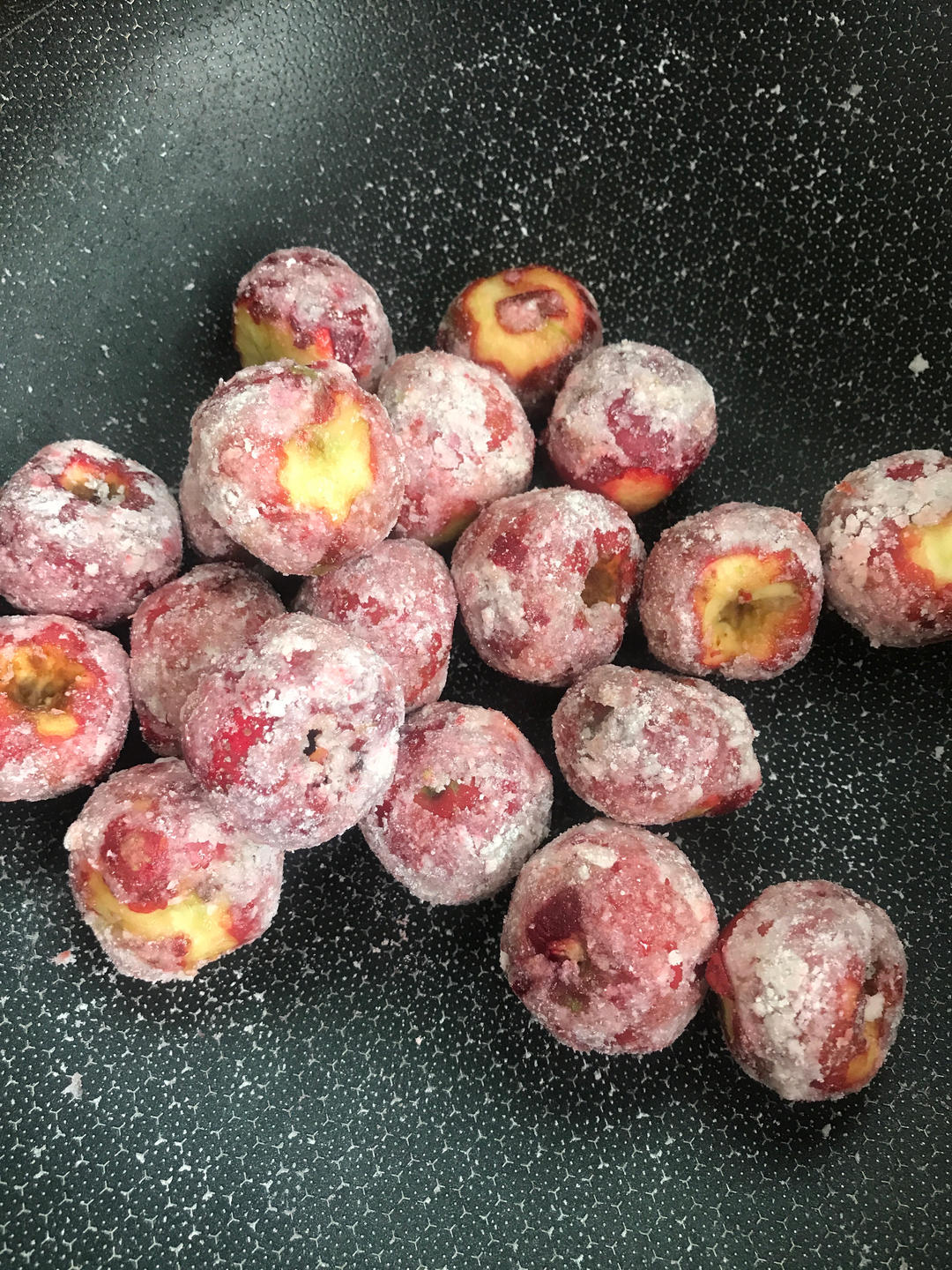 雪花山楂球 酸甜爽口 开胃又好吃 附细节视频详解