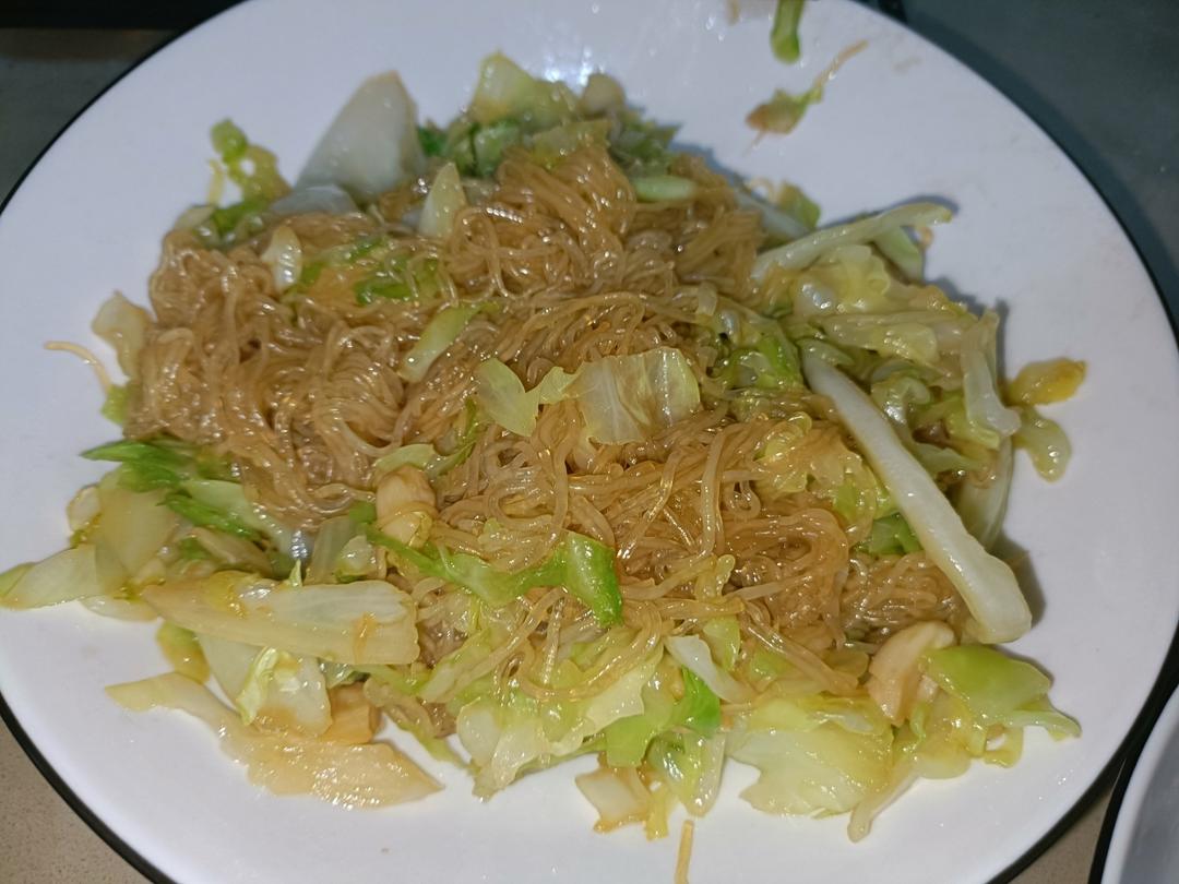 包菜粉丝（粉丝炒包菜）