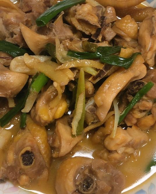蚝油姜丝炒鸡肉