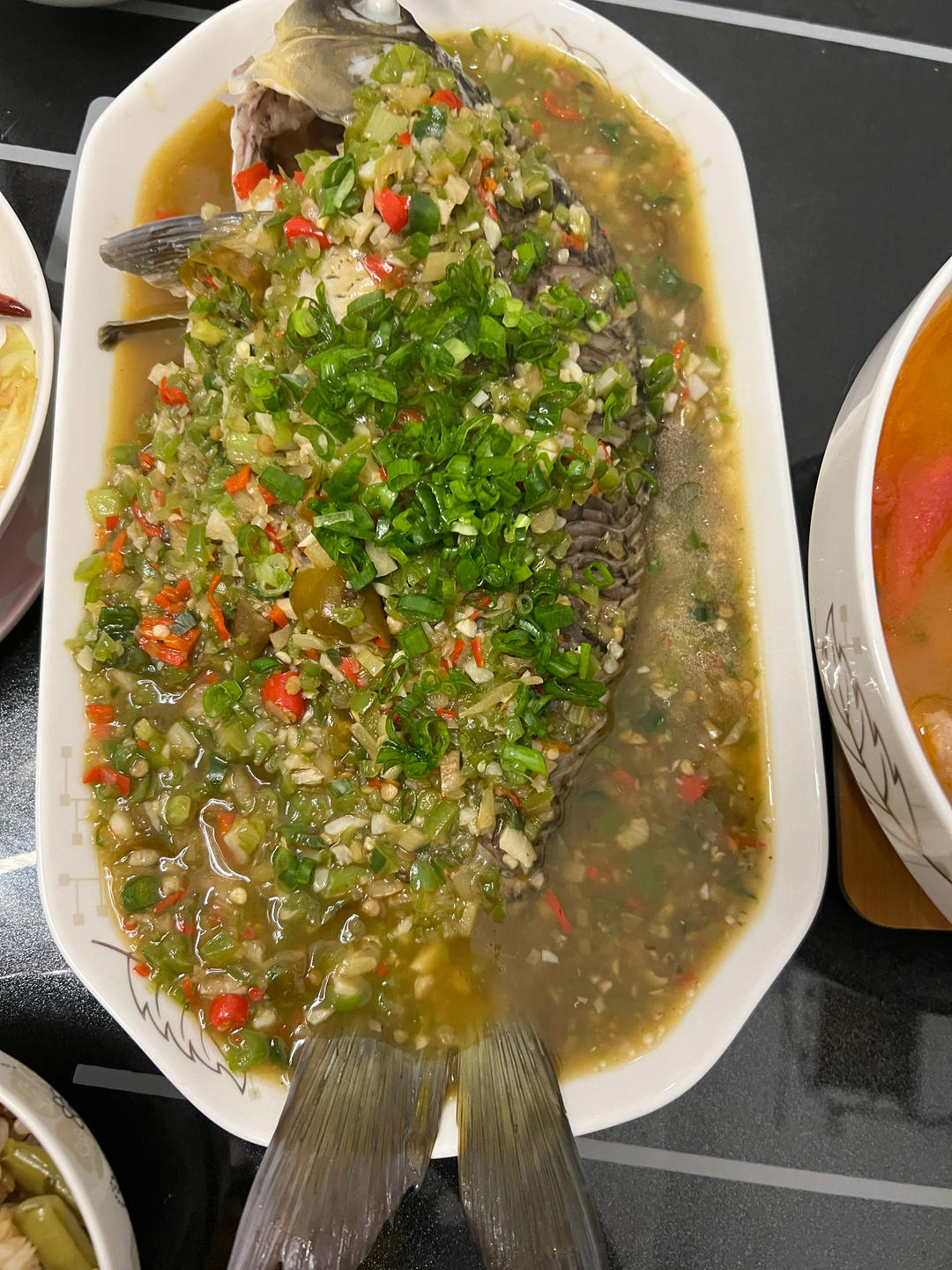 江湖菜‖无刺双椒鲫鱼