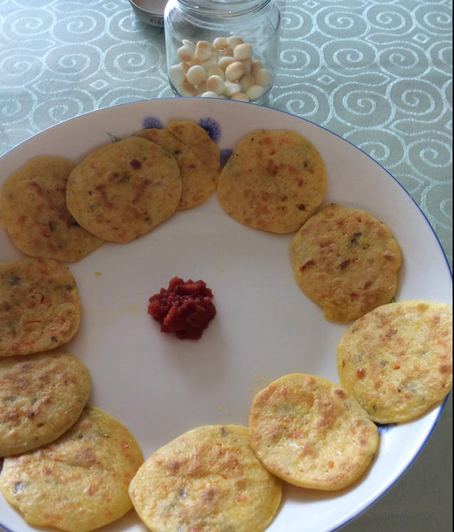杂蔬蛋饼
