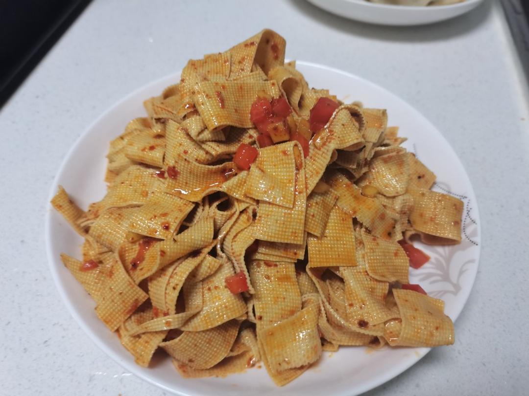 ‼️比辣条还好吃百倍〰️香辣豆皮✅零厨艺