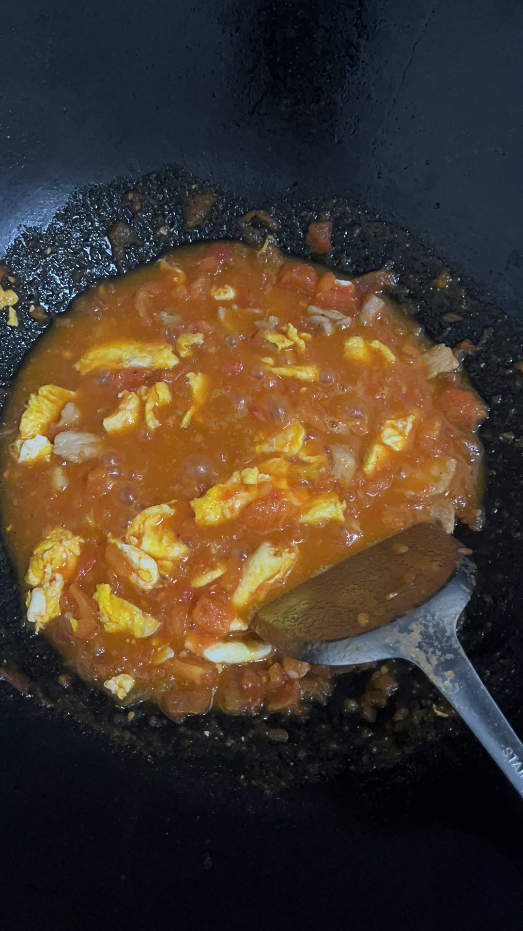 西红柿鸡蛋滑肉片