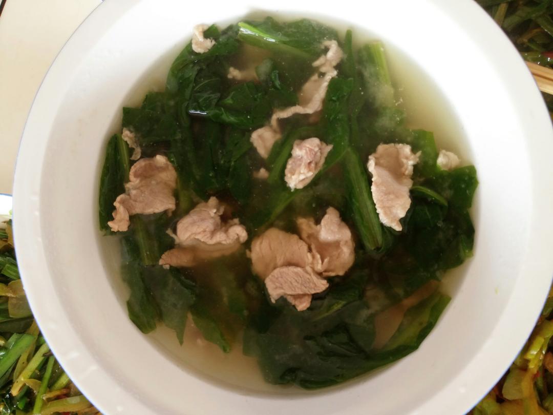 青菜肉丸汤