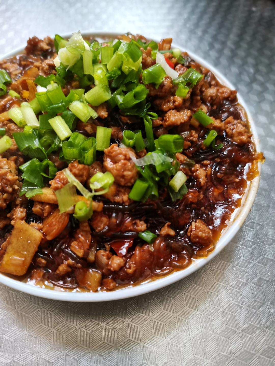 蚂蚁上树(肉末炒粉丝)超下饭‼️十分钟搞定