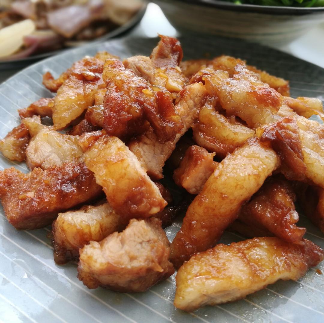 超简单平底锅叉烧肉，多汁味浓不能再快手