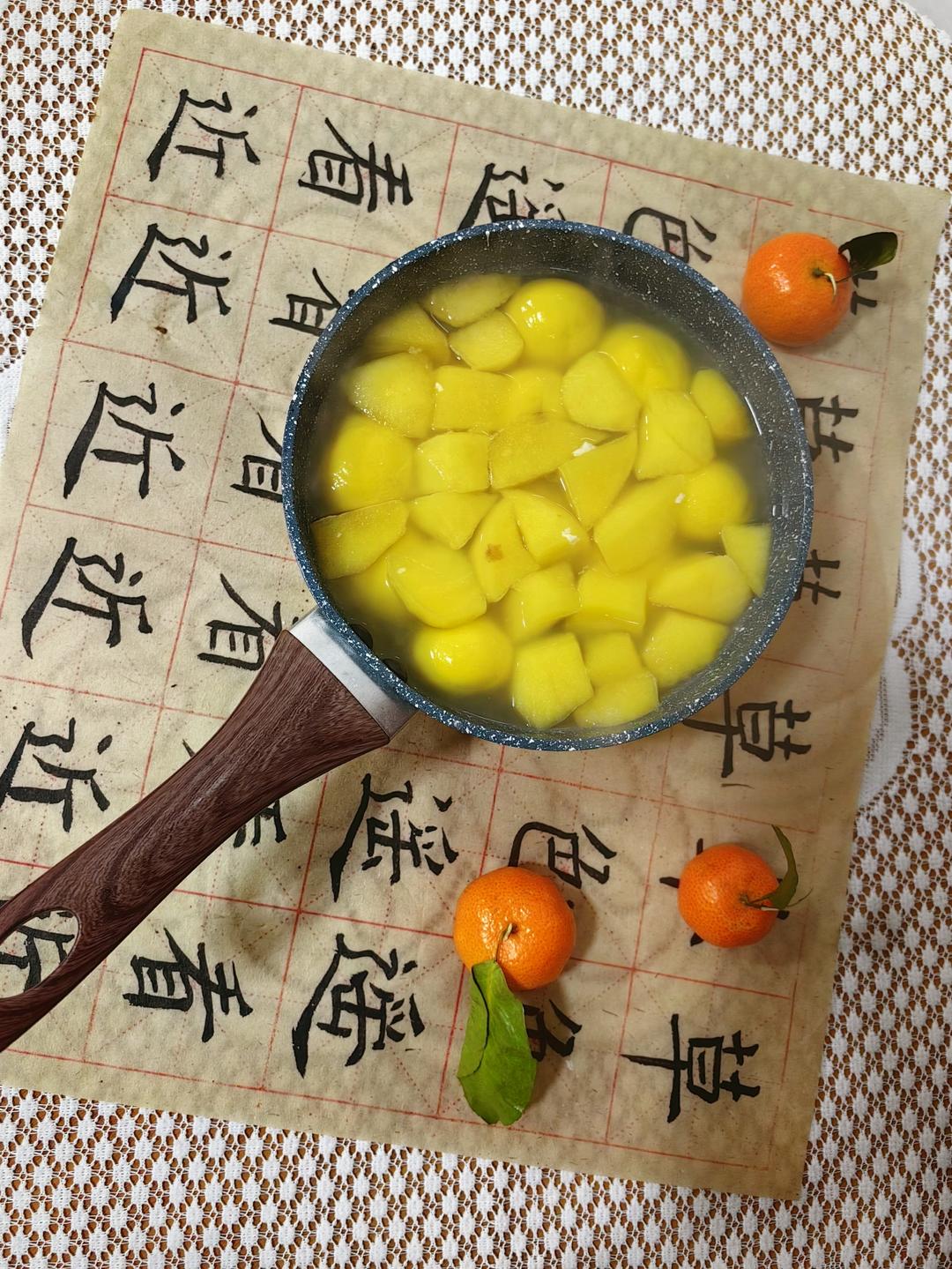 红糖姜汁番薯汤圆——暖胃养生佳品❗️