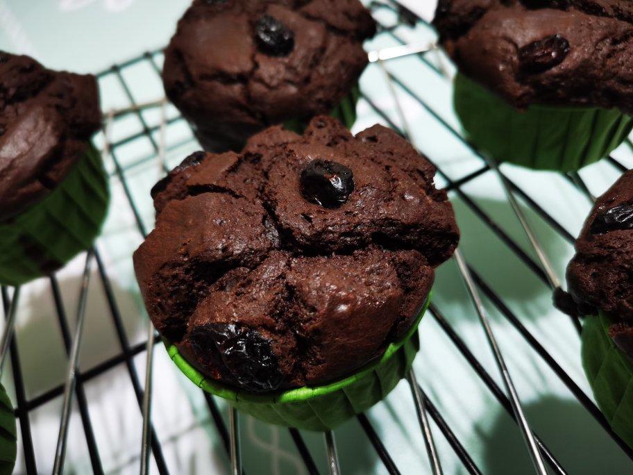 在家做巧克力蘑菇头麦芬蛋糕🍫