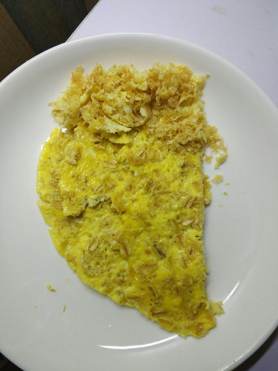 电饭煲减肥燕麦鸡蛋饼！不要太简单