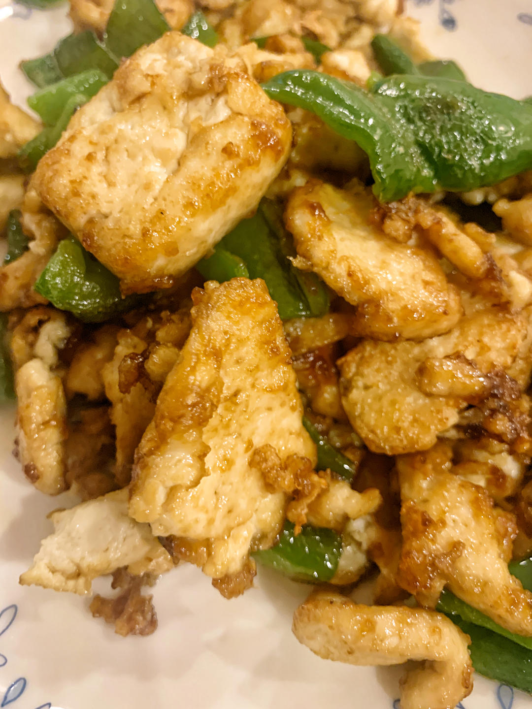青椒炒豆腐