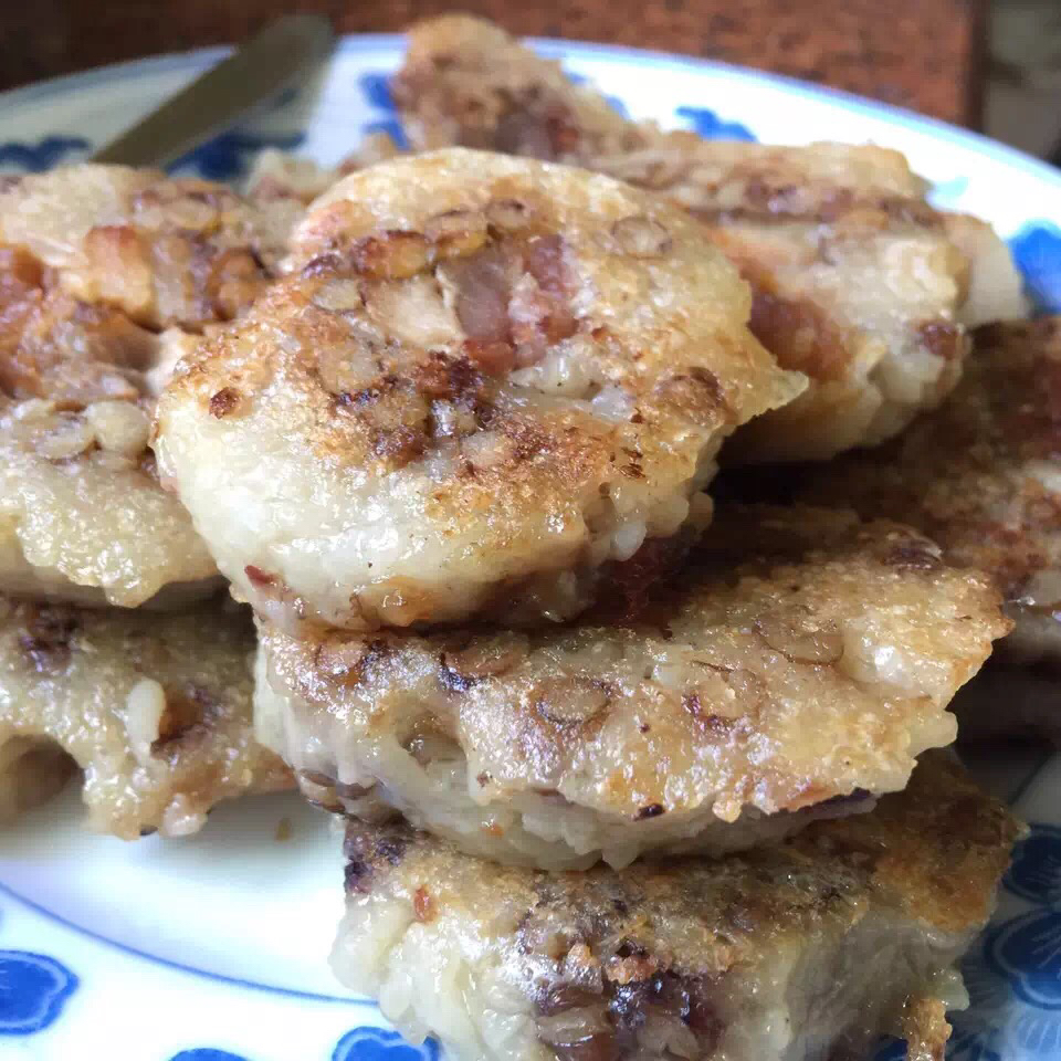 油煎粽子