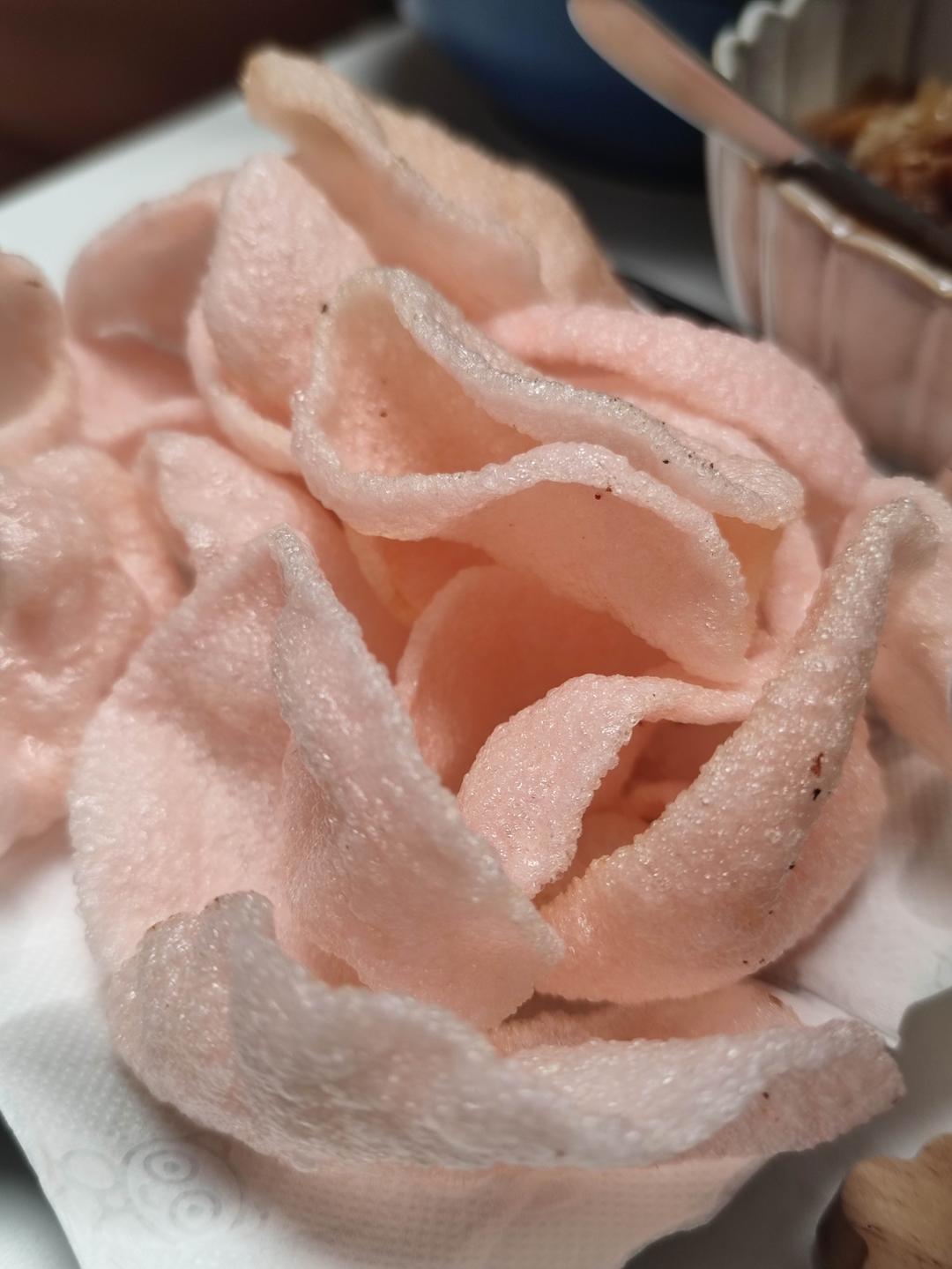 节日零食～炸虾片