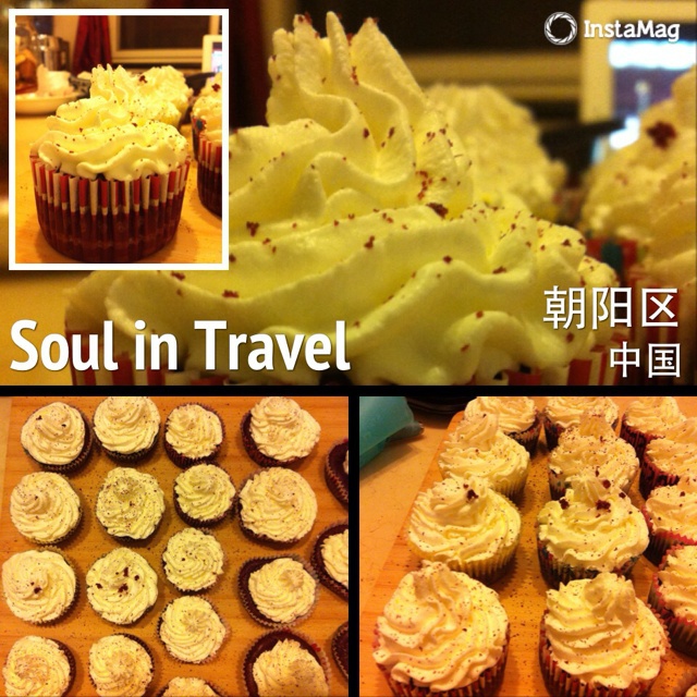 红丝绒戚风杯子蛋糕