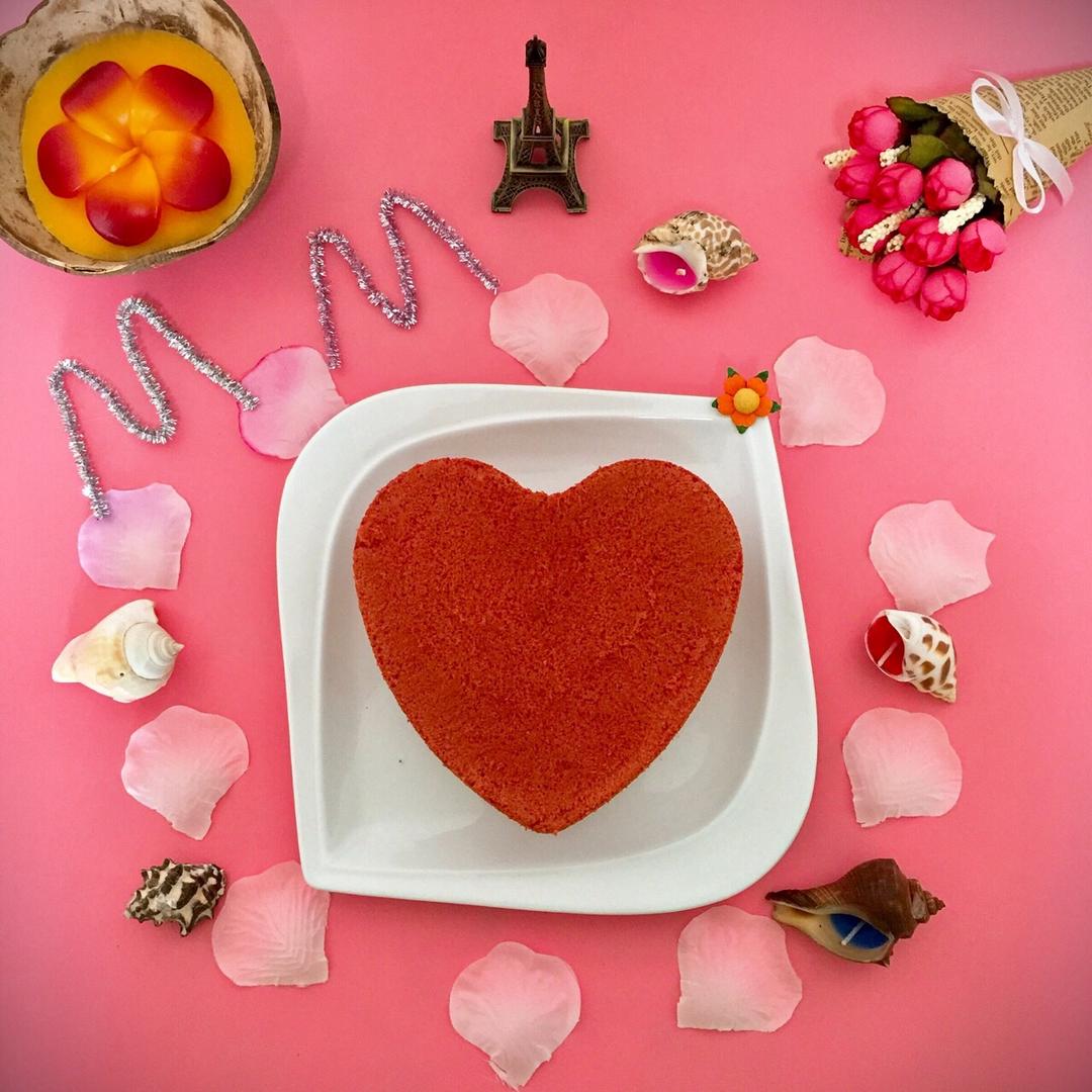 暖心红丝绒蛋糕［6寸绵软戚风版 ］