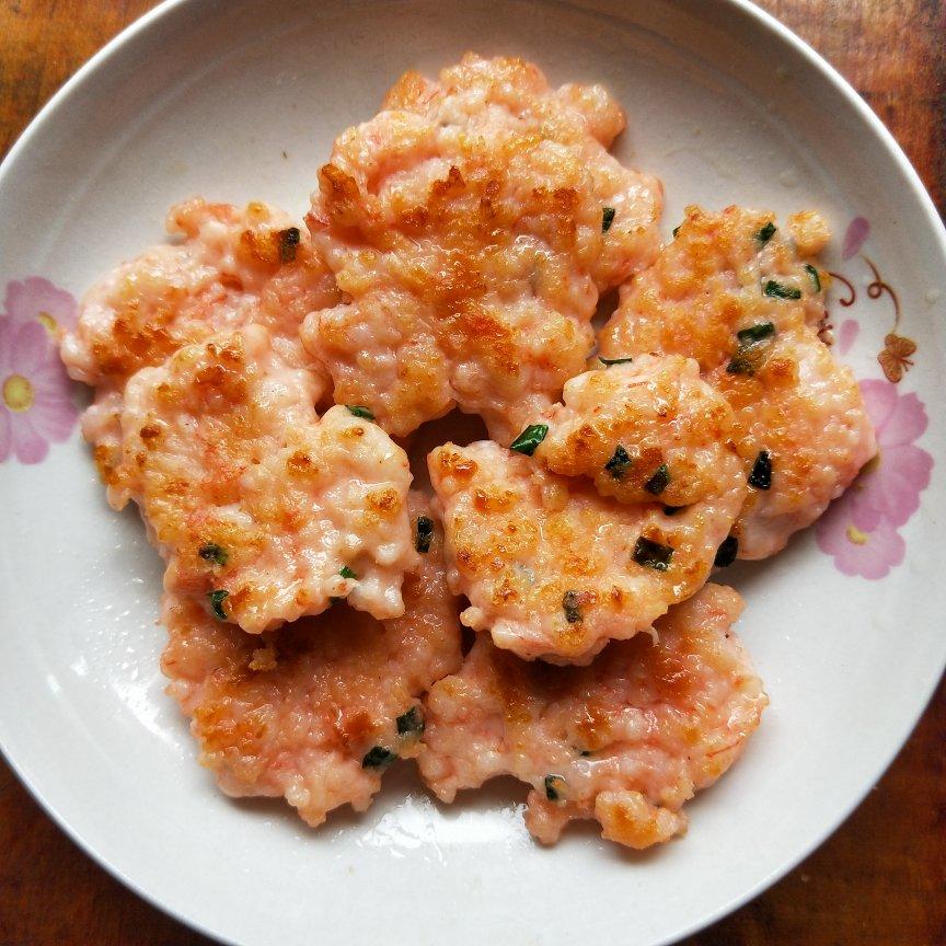 好吃到飞起的煎虾饼
