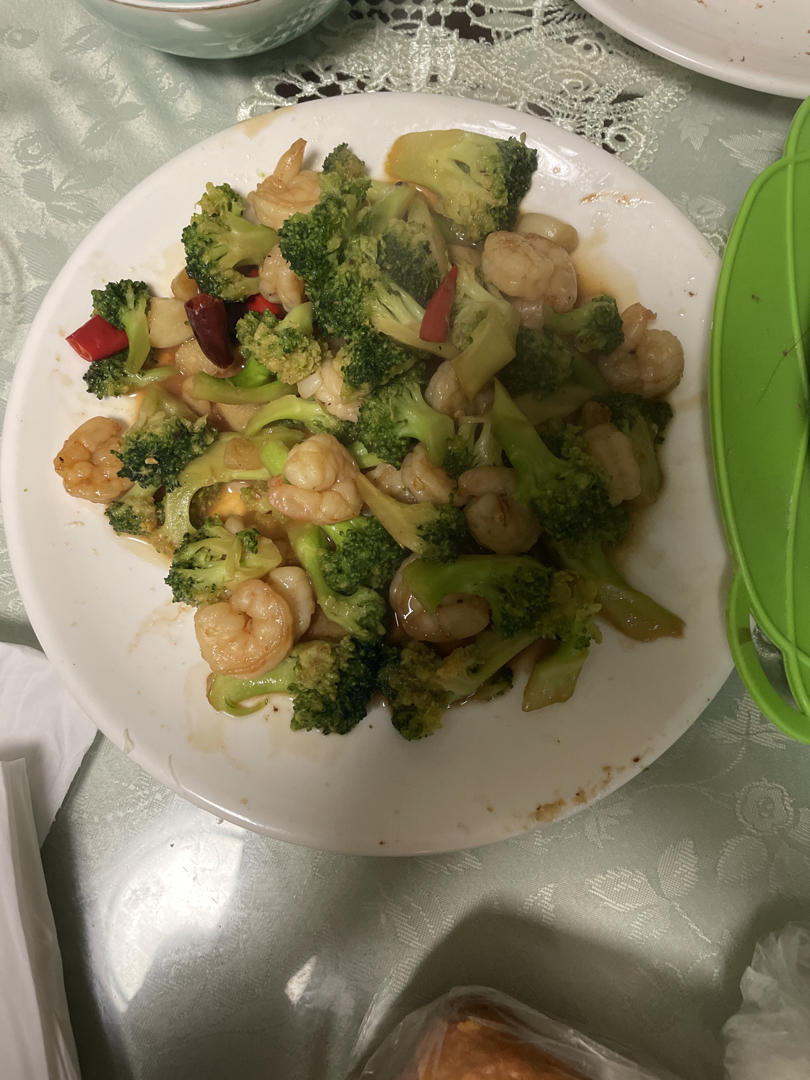 低脂低卡减脂餐～黑椒虾仁西兰花