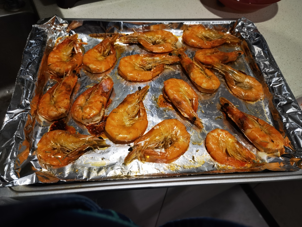 烤大虾的做法