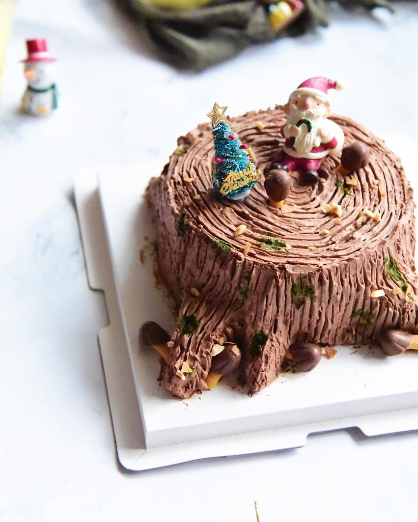 树桩蛋糕（无需抹面技巧）