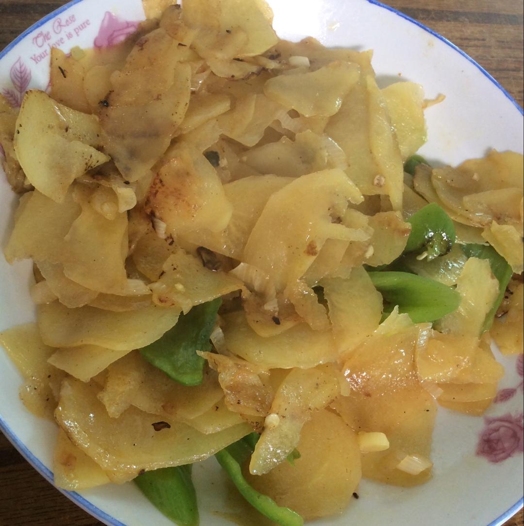 家常炒土豆片