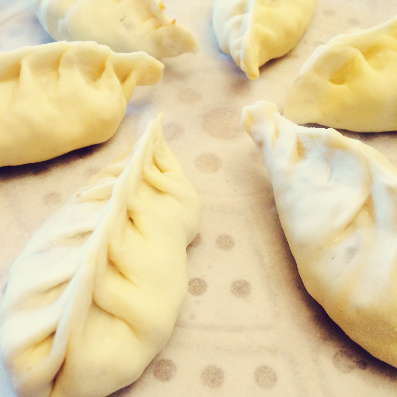 萝卜粉条麦穗包子Turnip & GlassNoodle Steamed Dumplings