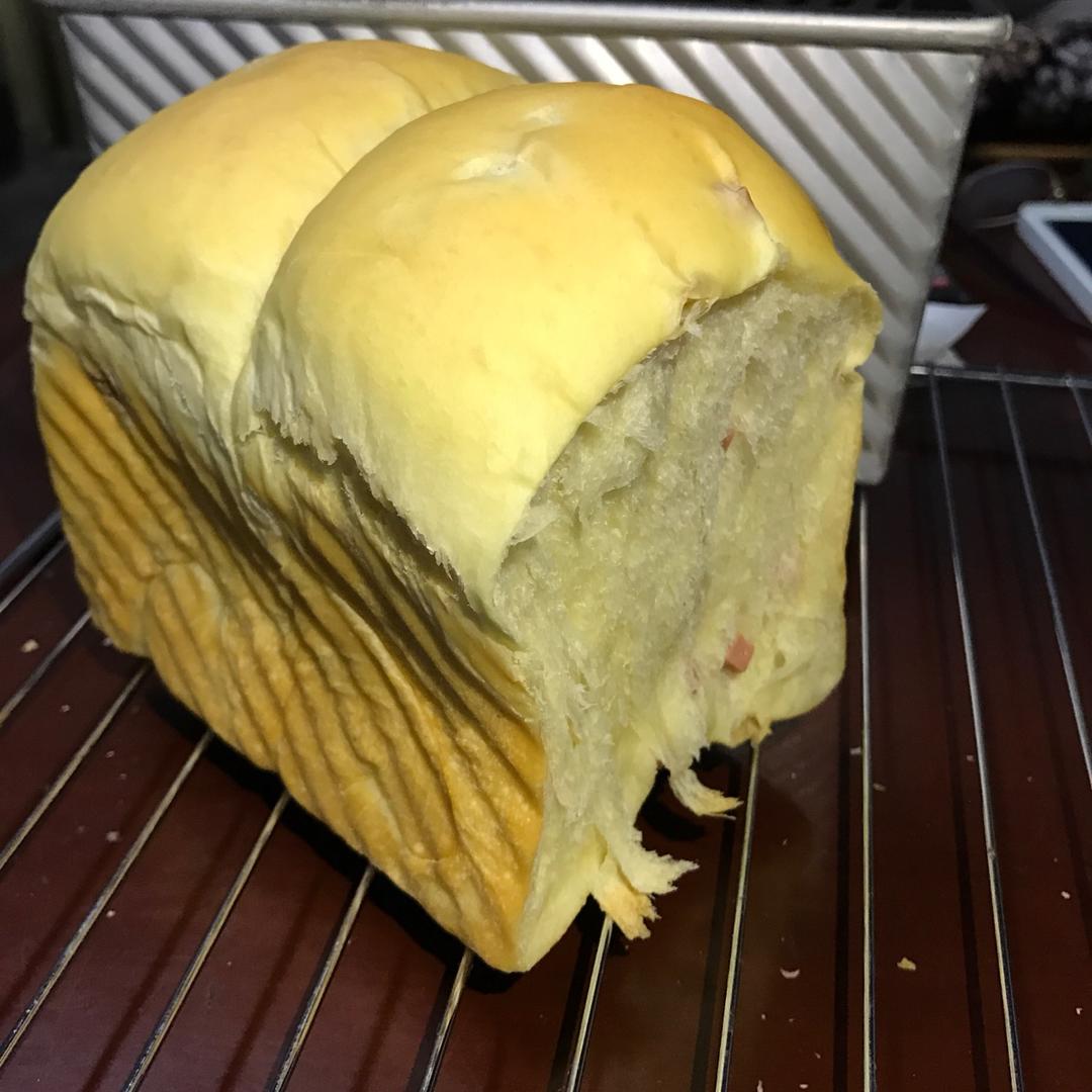 夺命软吐司(๑´ڡ`๑)超软拉丝极速方便的一次发酵吐司