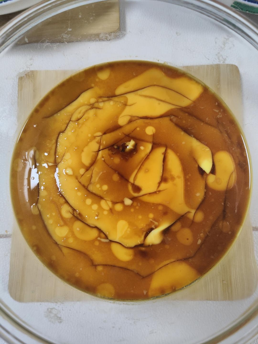 玫瑰开水蒸蛋