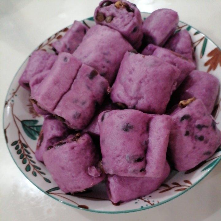 紫薯豆沙包