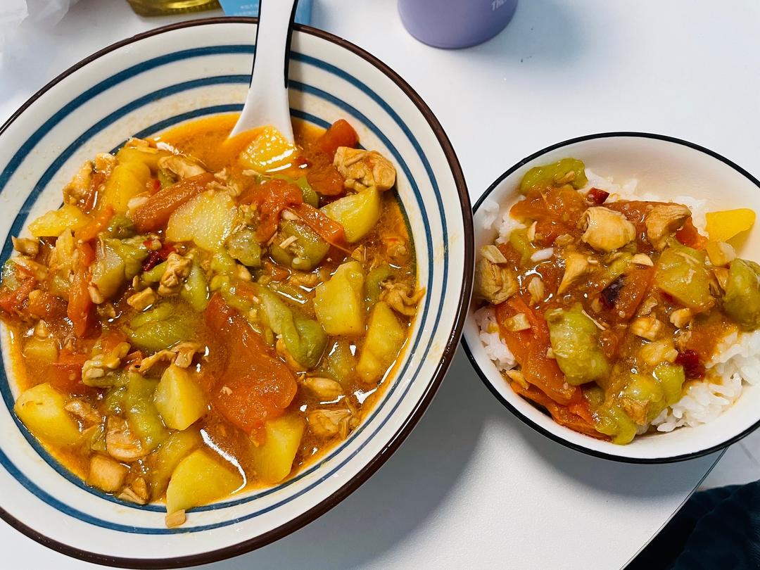 简易版火烧云 碳水炸弹 😄的做法