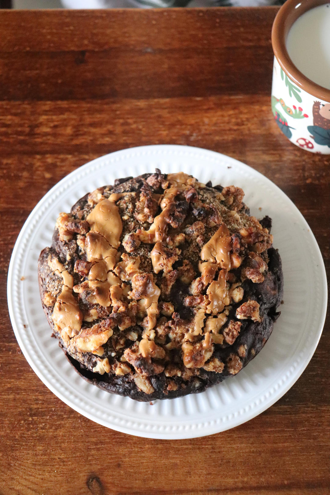 软糯醇香~无油无糖香蕉版低卡布朗尼~