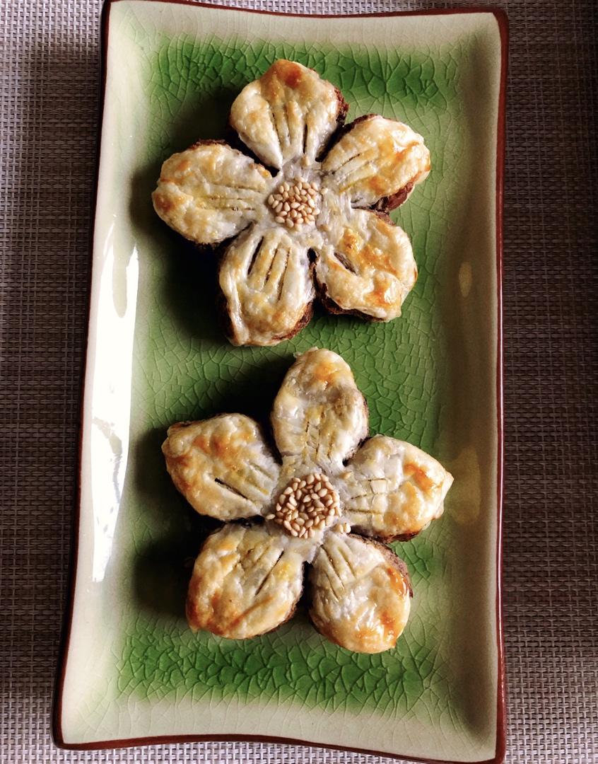 🌸花都开好了--步骤超详尽的桃花酥(无色素!火龙果版)