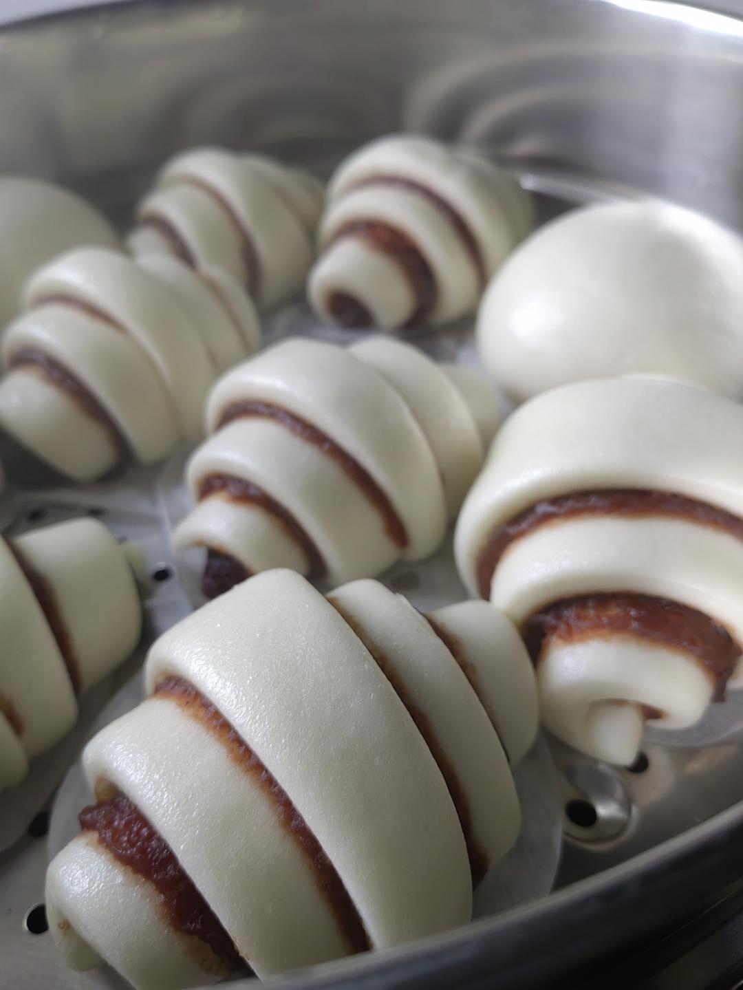 豆沙包豆沙花卷（一次发酵）