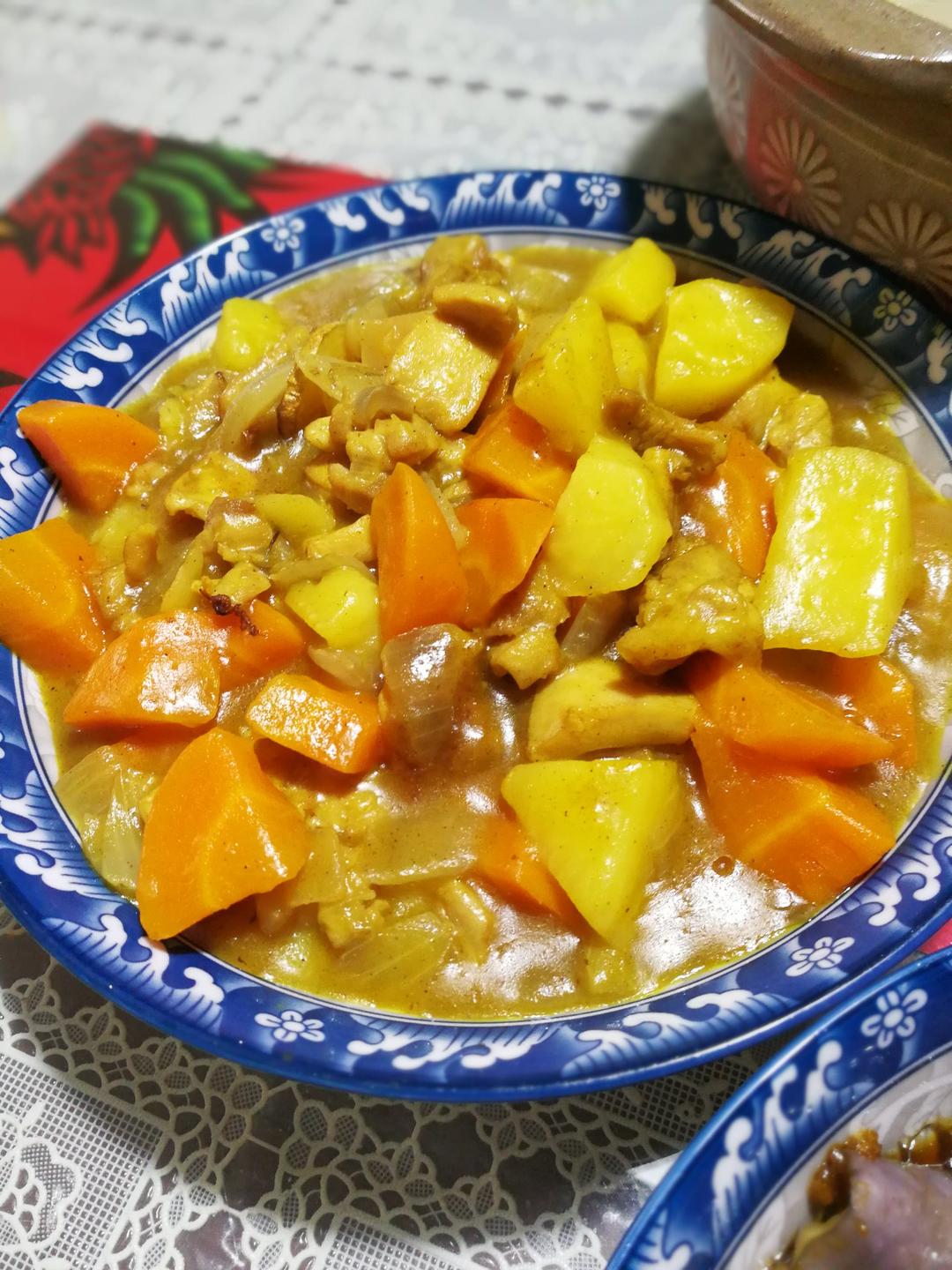 咖喱鸡肉饭