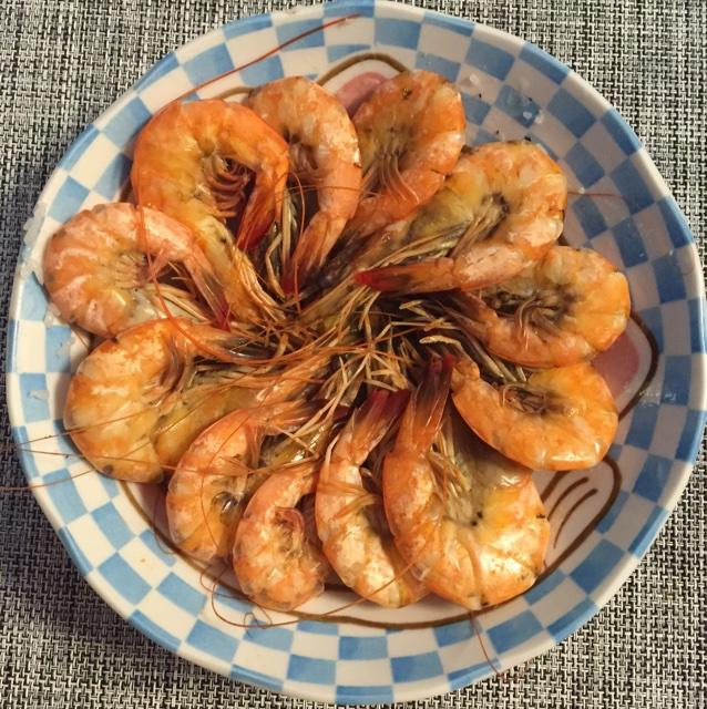 白煮大虾