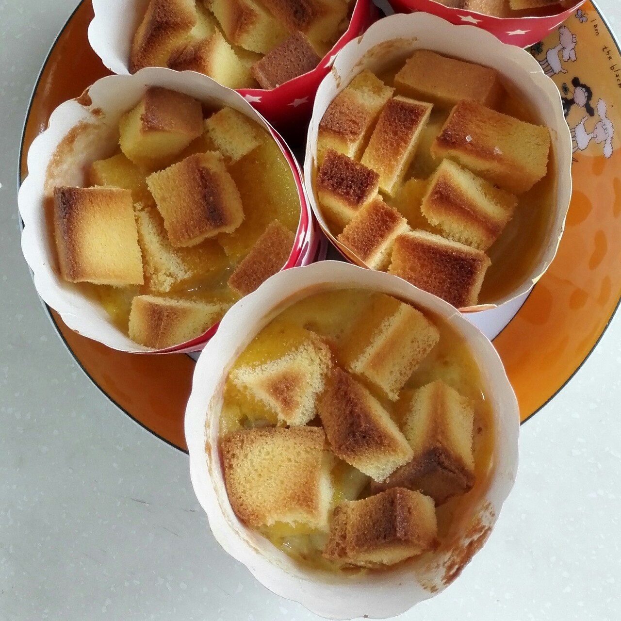 【山姆厨房】面包桃子布丁