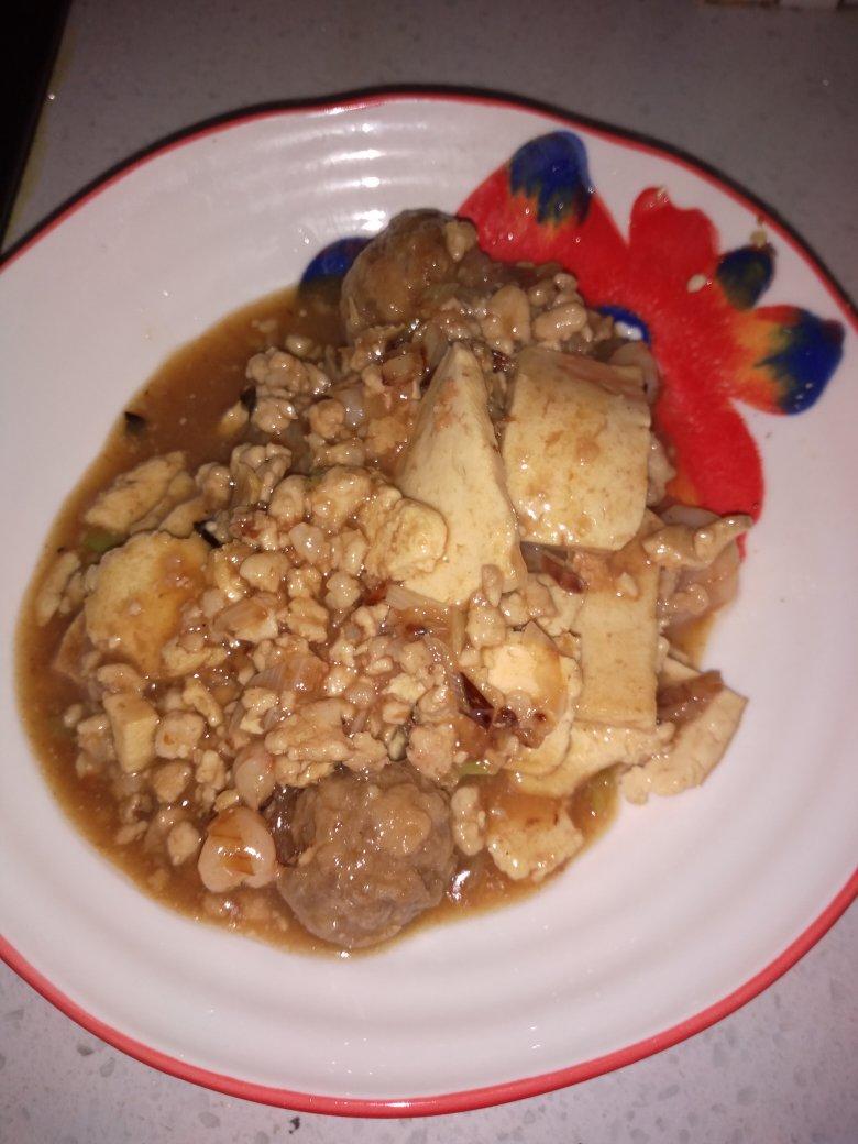 肉末豆腐