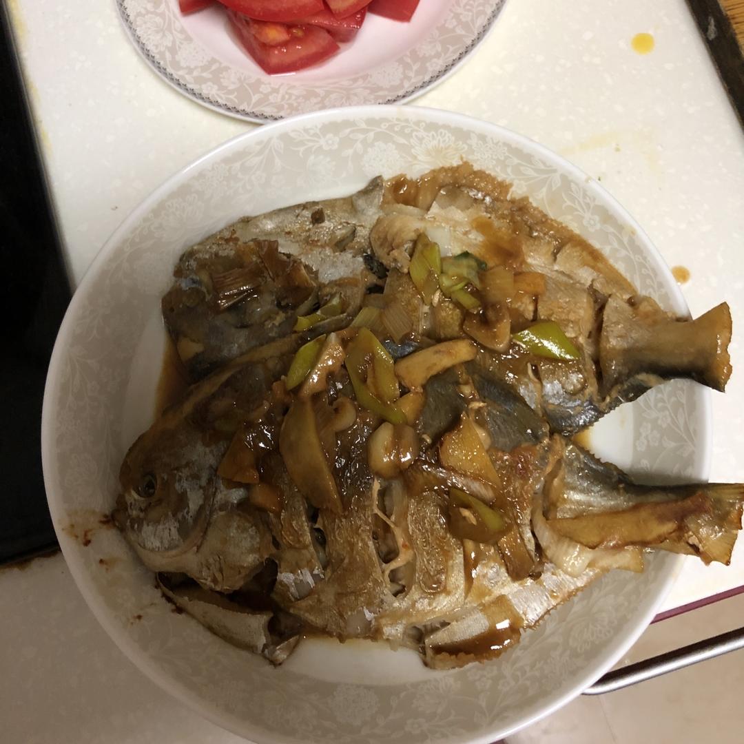 居家必备干烧金鲳鱼