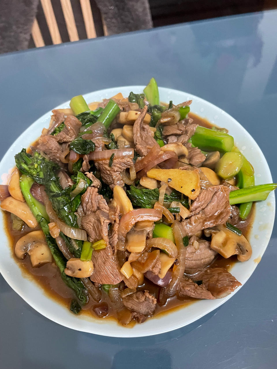 开店菜谱｜牛肉炒芥蓝•大排档招牌