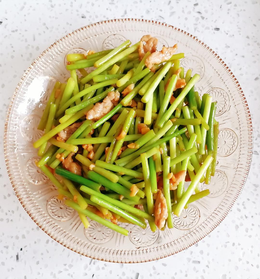 蒜薹炒肉丝