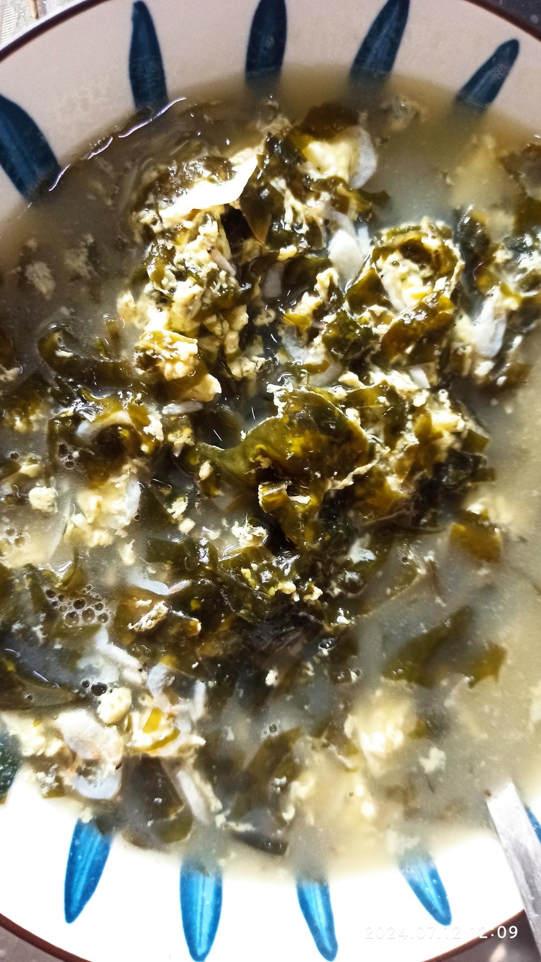 虾米紫菜鸡蛋汤