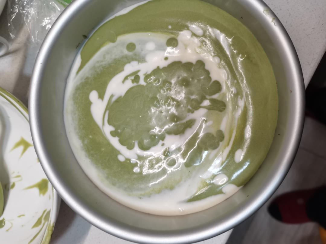 低糖版酸奶抹茶慕斯蛋糕的做法