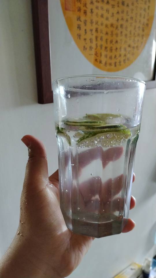 雪碧柠檬水